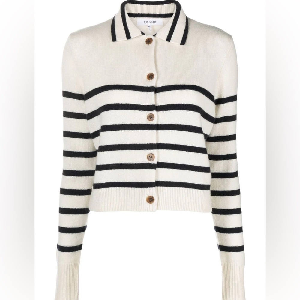 FRAME Mariner Cashmere Stripe Sweater
